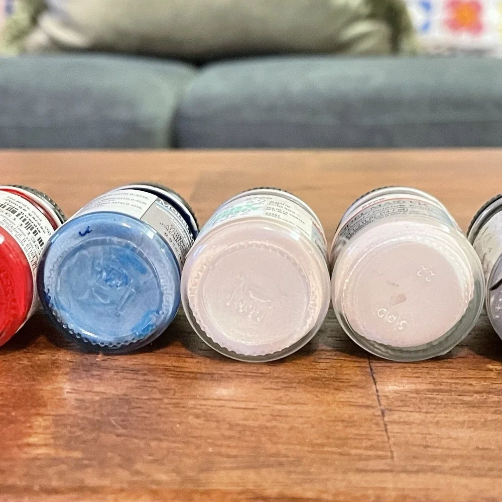 13 MODEL MASTER Acrylic/enamel Paint Lot 1/2‎ FL OZ UNTESTED